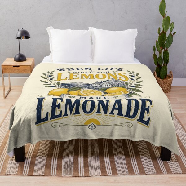 Item preview, When Life Gives You Lemons Motivational Quote Art designed and sold by ABLAT-CREATIONS.