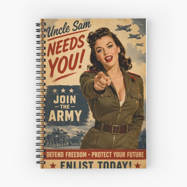 Item preview,  Vintage PinUp - Join the Army designed and sold by AiFantasticArt.