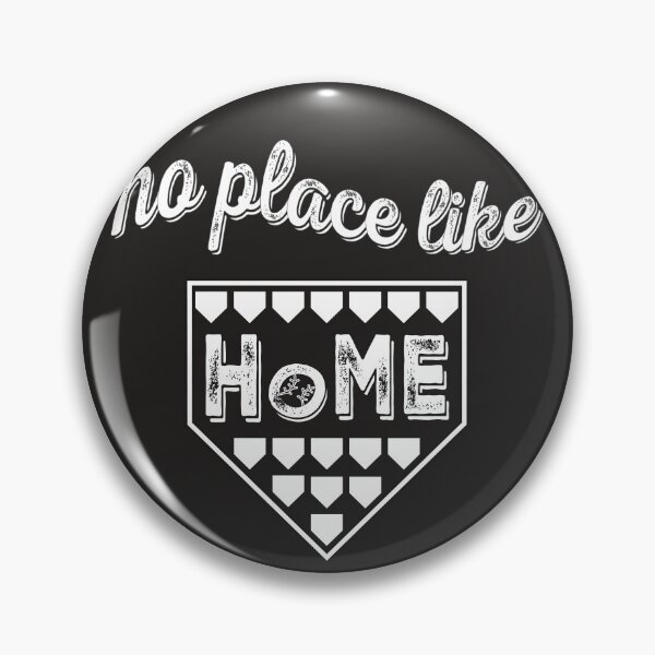 Item preview, no place like home- Retro Minimalist White Line Art Baseball Decal designed and sold by 213 Studio.