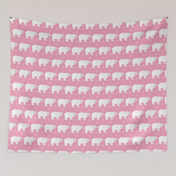 Item preview, Polar bears on pink designed and sold by reneesillus.