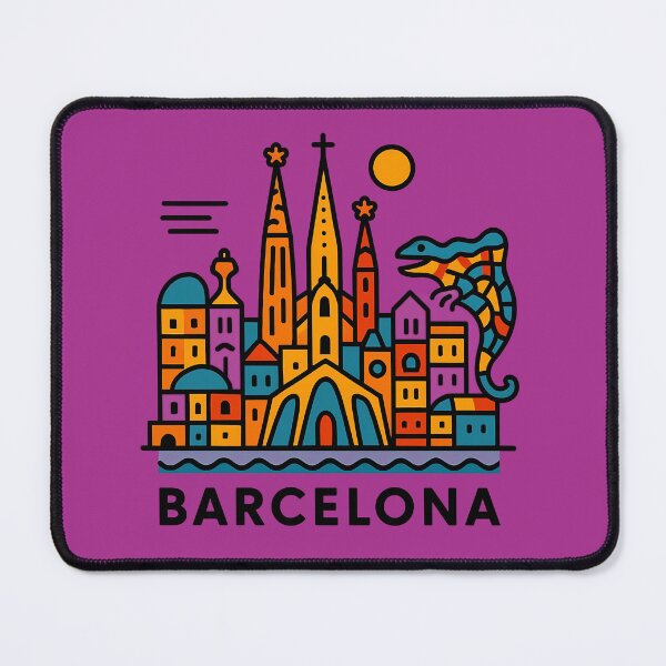 Item preview, Barcelona Spain Travel Souvenir - Sagrada Familia & Gaudi Architecture Art designed and sold by OzzFrequency.