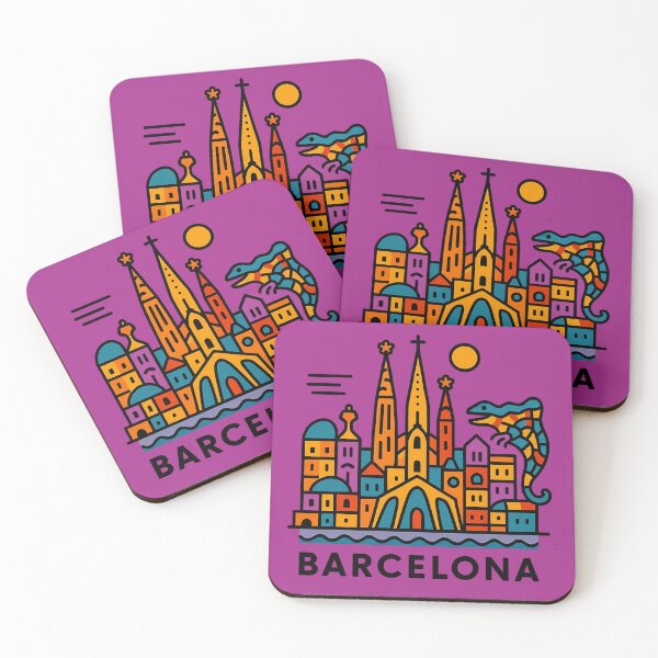 Item preview, Barcelona Spain Travel Souvenir - Sagrada Familia & Gaudi Architecture Art designed and sold by OzzFrequency.