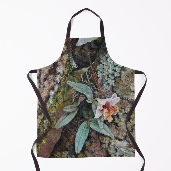 Item preview, White Wild Orchid Forest Dendrobium bellatulum Illustration designed and sold by Anna Ratkevich.