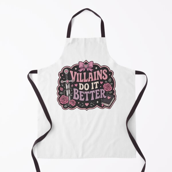 Item preview, Villains do it better - bookish designed and sold by Chaotically Cutee.