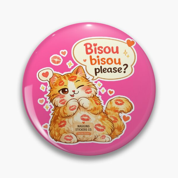Item preview, BISOU KISS CAT LaMaisonOfMY BISOU BISOU PLEASE? COLLECTION | PINK Edition | No.01 designed and sold by LaMaisonOfMY.