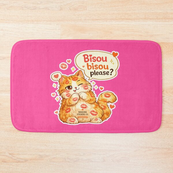 Item preview, BISOU KISS CAT LaMaisonOfMY BISOU BISOU PLEASE? COLLECTION | PINK Edition | No.01 designed and sold by LaMaisonOfMY.