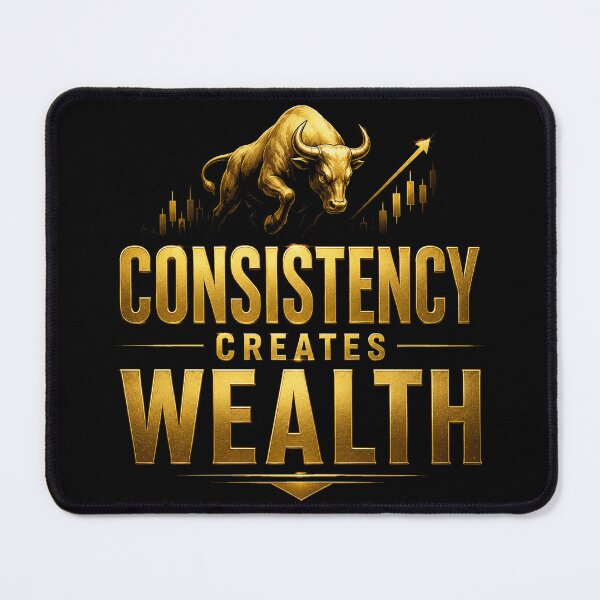 Item preview, Consistency Creates Wealth Trading Mindset designed and sold by PipForgeStudio .