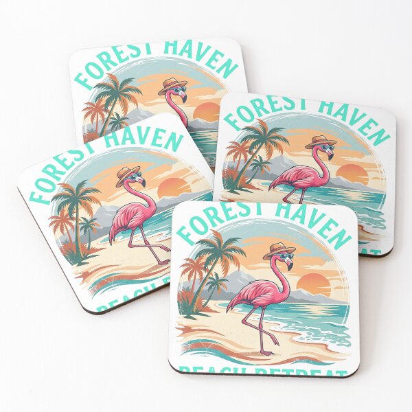 Item preview, Flamingo, beach, retreat designed and sold by alex889art.