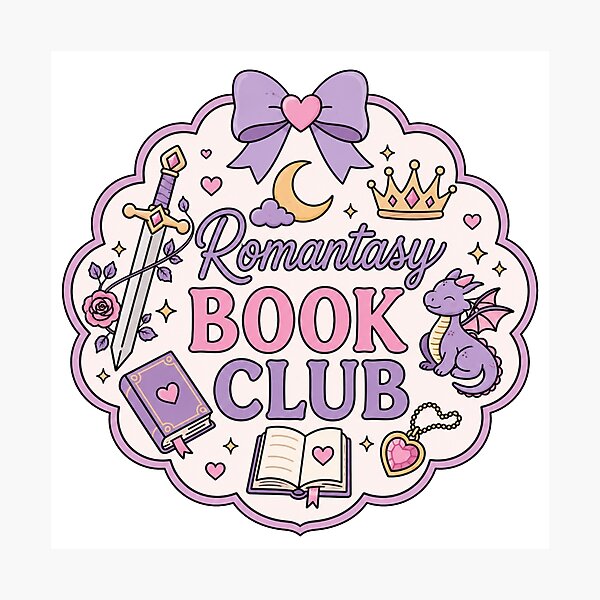 Item preview, Romantasy Book Club - bookish designed and sold by Dollydollys.