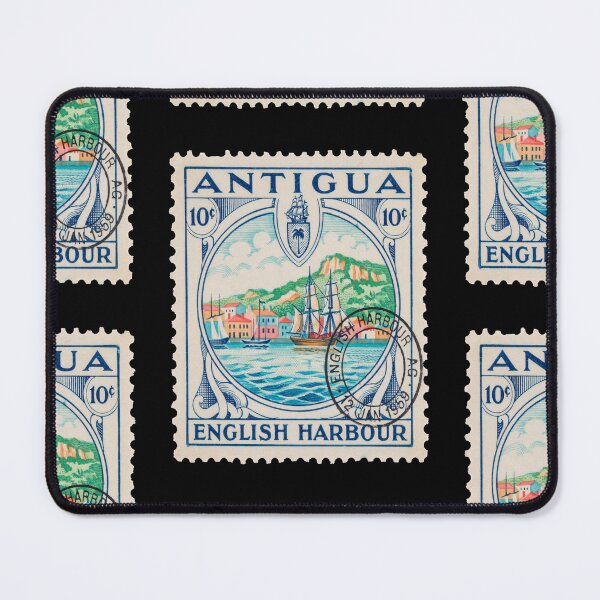 Item preview, Antigua English Harbour Caribbean Postage Stamp Sticker designed and sold by stickercuffs.