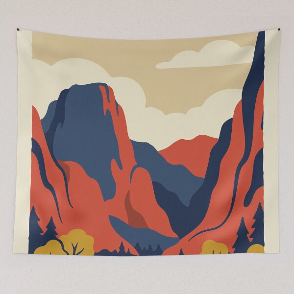 Item preview, Zion National Park USA Travel Vintage designed and sold by RareDeerArt.