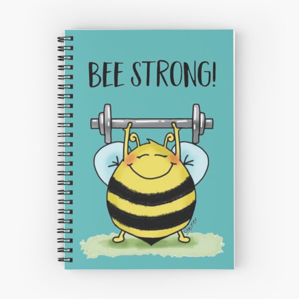 Item preview, Bee Strong | Funny Honey Bee Weightlifting Gym Motivation Design designed and sold by RajDeals.