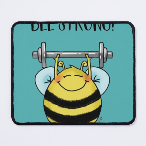 Item preview, Bee Strong | Funny Honey Bee Weightlifting Gym Motivation Design designed and sold by RajDeals.
