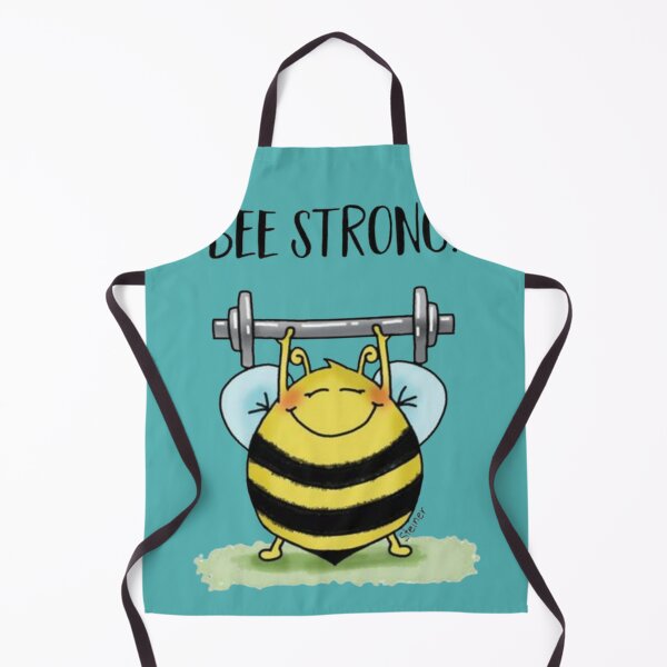 Item preview, Bee Strong | Funny Honey Bee Weightlifting Gym Motivation Design designed and sold by RajDeals.