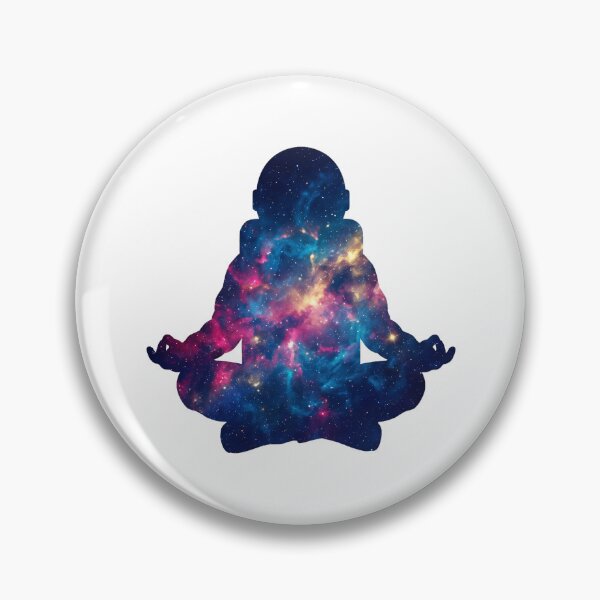 Item preview, Zen Astronaut Cosmic Galaxy Silhouette designed and sold by pattman.