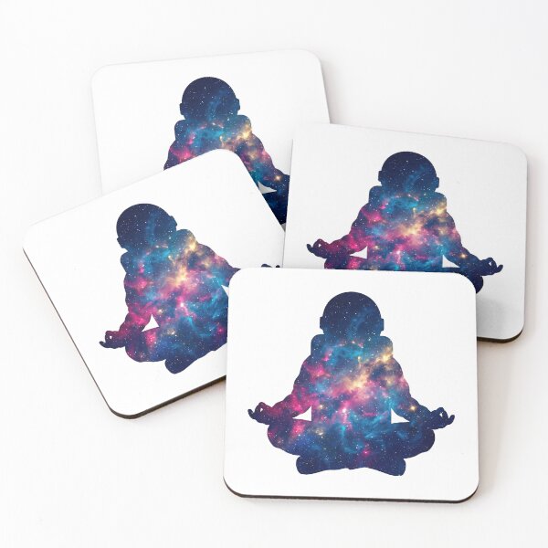 Item preview, Zen Astronaut Cosmic Galaxy Silhouette designed and sold by pattman.