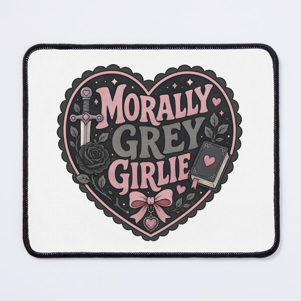 Item preview, Morally Grey Girlie - bookish designed and sold by Chaotically Cutee.