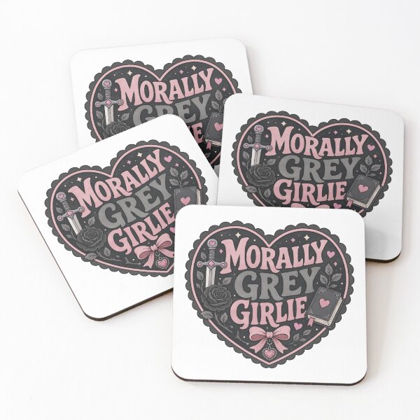 Item preview, Morally Grey Girlie - bookish designed and sold by Chaotically Cutee.