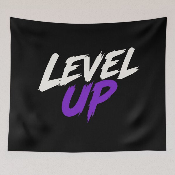 Item preview, Level Up Gamer Brush Typography designed and sold by Pixelarry.