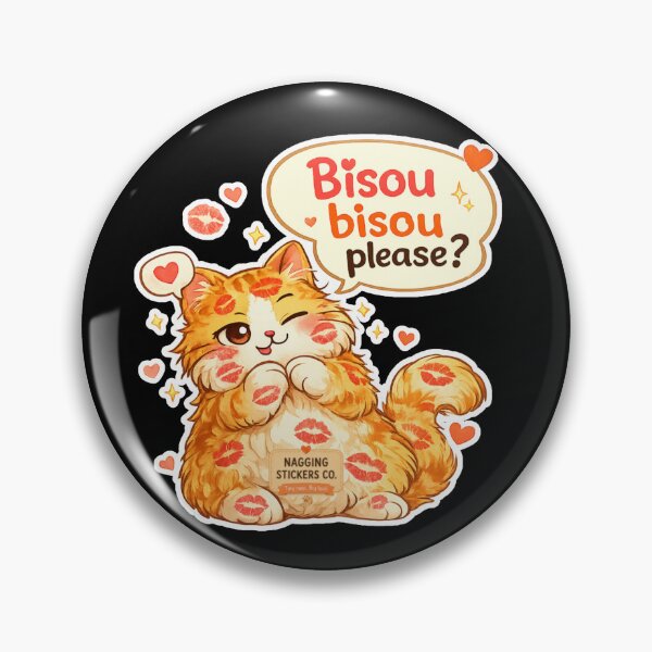Item preview, BISOU KISS CAT LaMaisonOfMY BISOU BISOU PLEASE? COLLECTION | BLACK Edition | No.01 designed and sold by LaMaisonOfMY.