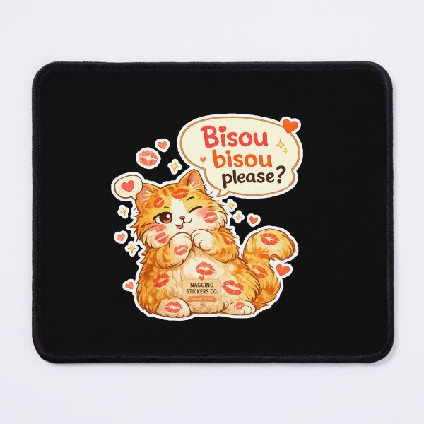 Item preview, BISOU KISS CAT LaMaisonOfMY BISOU BISOU PLEASE? COLLECTION | BLACK Edition | No.01 designed and sold by LaMaisonOfMY.