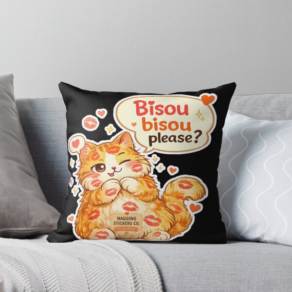Item preview, BISOU KISS CAT LaMaisonOfMY BISOU BISOU PLEASE? COLLECTION | BLACK Edition | No.01 designed and sold by LaMaisonOfMY.