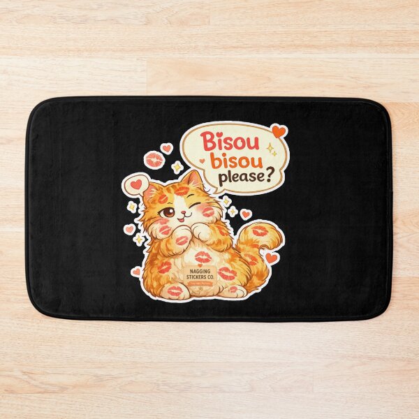 Item preview, BISOU KISS CAT LaMaisonOfMY BISOU BISOU PLEASE? COLLECTION | BLACK Edition | No.01 designed and sold by LaMaisonOfMY.