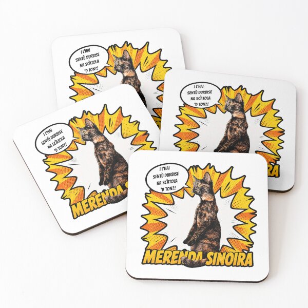 Item preview, Merenda Sinoira Cat – Torino Vintage Pop Art designed and sold by Torinostalgia.