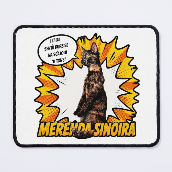 Item preview, Merenda Sinoira Cat – Torino Vintage Pop Art designed and sold by Torinostalgia.