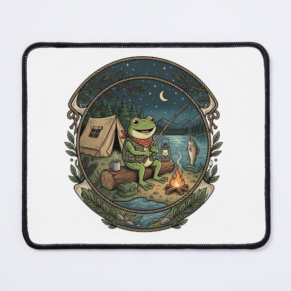 Item preview,  Lake Fishing Frog Camping Classic T-Shirt designed and sold by The Design Trendz.