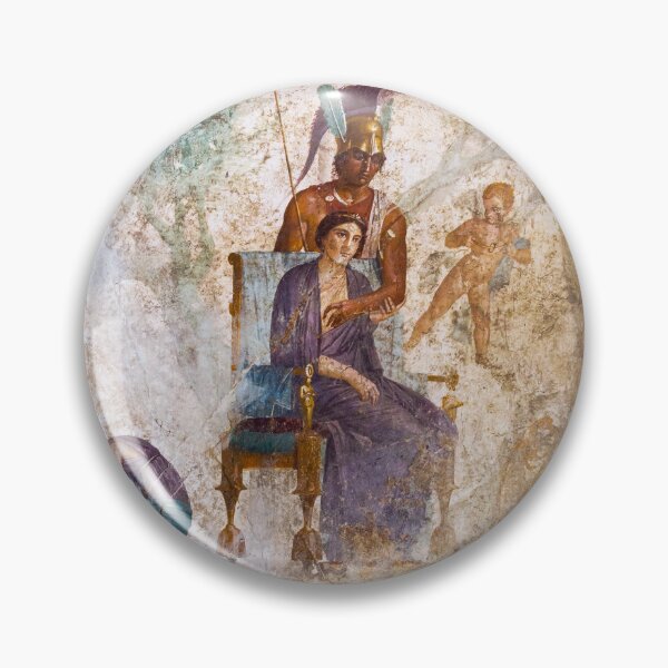 Item preview, Ancient Pompeian fresco. Ares and Aphrodite designed and sold by likiska.