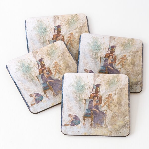 Item preview, Ancient Pompeian fresco. Ares and Aphrodite designed and sold by likiska.