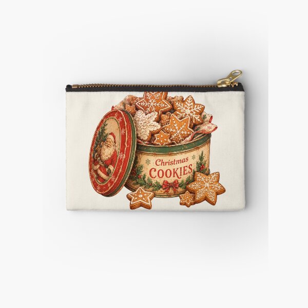 Item preview, Vintage Christmas Cookie Tin – Cozy Gingerbread Holiday Treats designed and sold by Iras-Art-Corner.