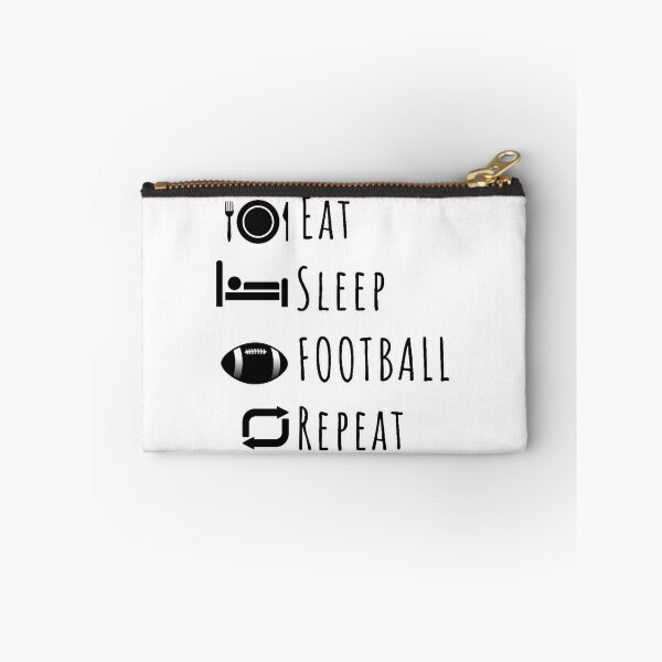 Item preview, Eat, Sleep, Football, Repeat designed and sold by DixieGirlStudio.