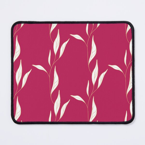 Item preview, Stripes of Leaves - Red designed and sold by prynadd / Alena's Magic Patterns.