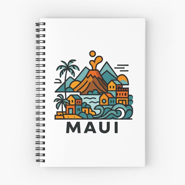 Item preview, Recuerdos de viaje de Maui, Hawái: Arte de la isla volcánica y la playa tropical. designed and sold by OzzFrequency.