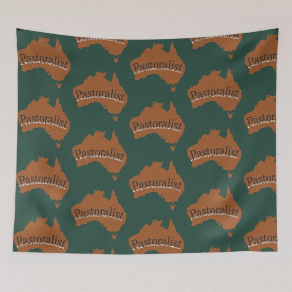 Item preview, Australian farmer 1 designed and sold by RedPoppyStudio.