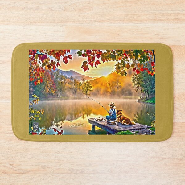 Item preview, "Morning Catch on the Misty Pond" designed and sold by SkyKing Ron.