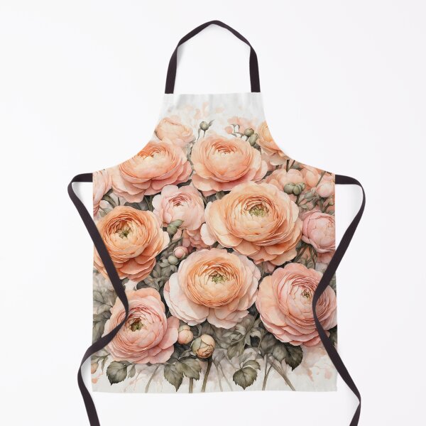 Item preview, Ranunculus Bouquet Watercolor Painting designed and sold by RawNaturePrints.
