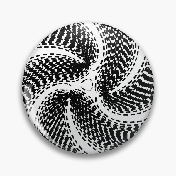 Item preview, Geometric Triple Vortex Brick LineArt (BlackLineColor) designed and sold by molivi.