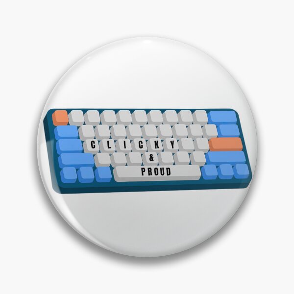 Item preview, Clicky & Proud - Retro Mechanical Keyboard Aesthetic designed and sold by ThockStation.