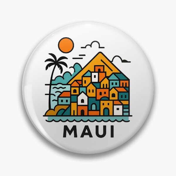Item preview, Recuerdos de viaje de Maui, Hawái: Arte de la isla volcánica y la playa tropical. designed and sold by OzzFrequency.