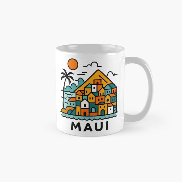 Item preview, Recuerdos de viaje de Maui, Hawái: Arte de la isla volcánica y la playa tropical. designed and sold by OzzFrequency.