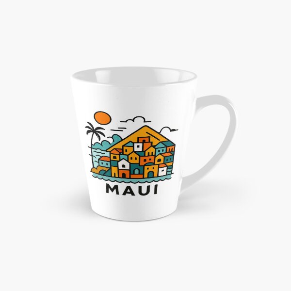 Item preview, Maui Hawaii Travel Souvenir - Volcanic Island & Tropical Beach Art designed and sold by OzzFrequency.