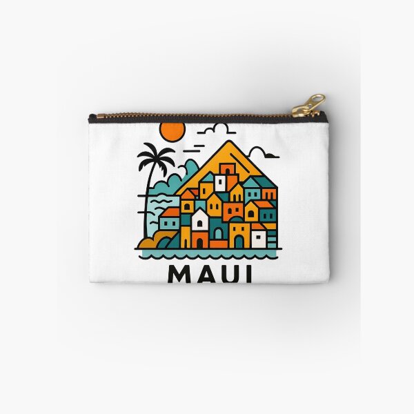 Item preview, Maui Hawaii Travel Souvenir - Volcanic Island & Tropical Beach Art designed and sold by OzzFrequency.
