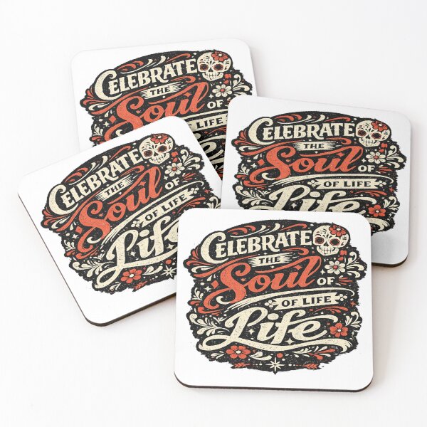 Item preview, Celebrate the Soul of Life | Vintage Day of the Dead Typography T-Shirt designed and sold by D.Shop.