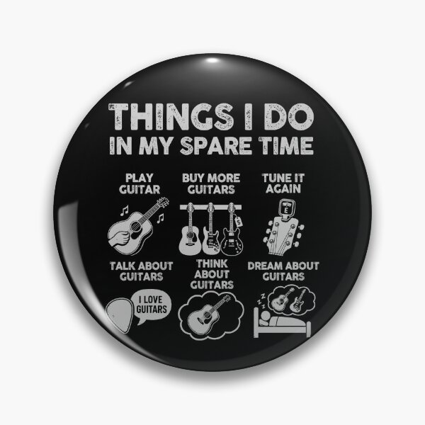 Item preview, Things I Do In My Spare Time Guitar Player Gift designed and sold by 365CarMods Official.