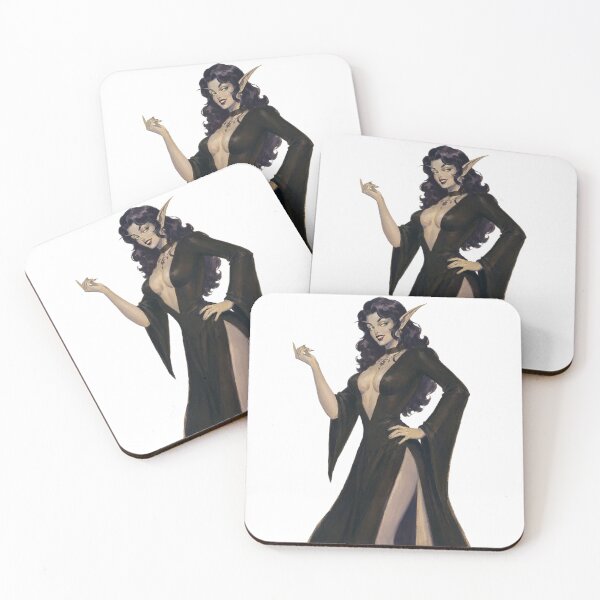 Item preview, Elegant Vampire Pin Up | Gothic Vintage Vampire Girl Illustration designed and sold by Cosplayvintage.