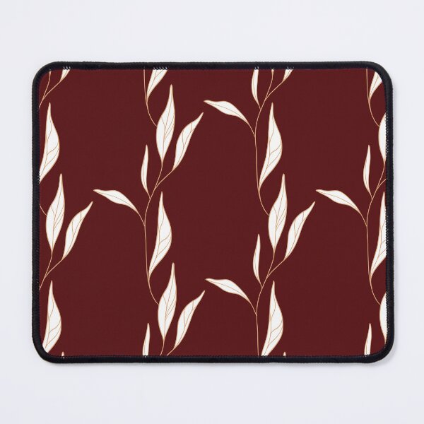 Item preview, Stripes of Leaves - Rich Brown designed and sold by prynadd / Alena's Magic Patterns.