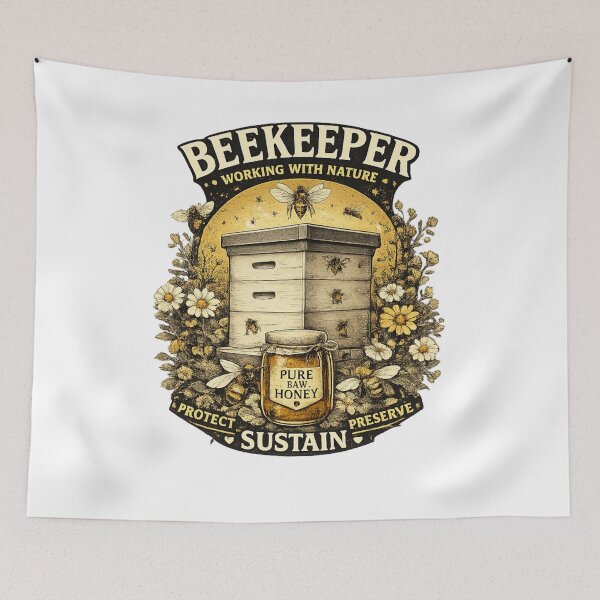 Item preview, Vintage Beekeeper Working With Nature designed and sold by rafi18.